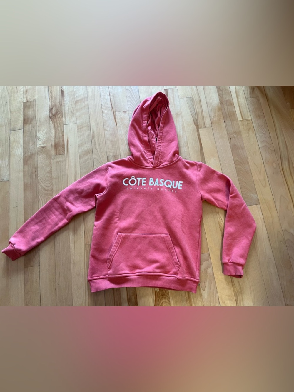 CÔTE BASQUE Pink Pullover Hoodie